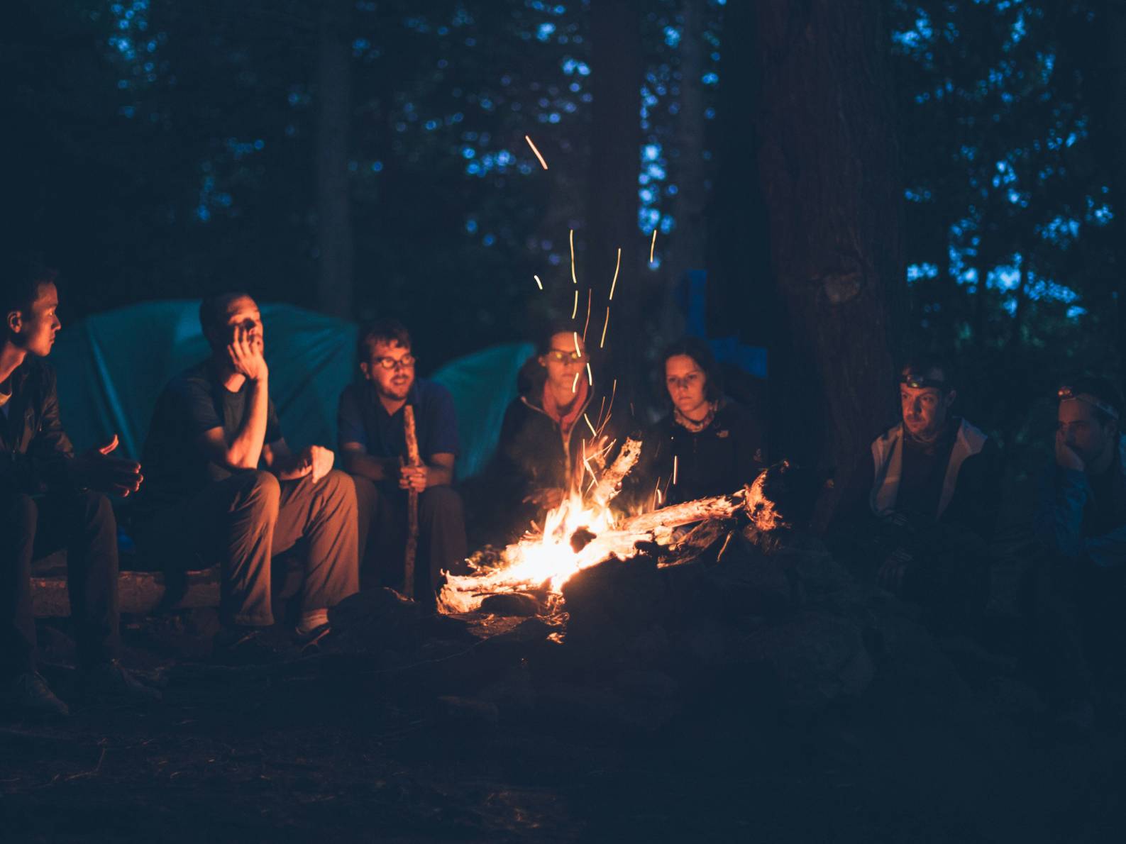 Group Camping Outdoor