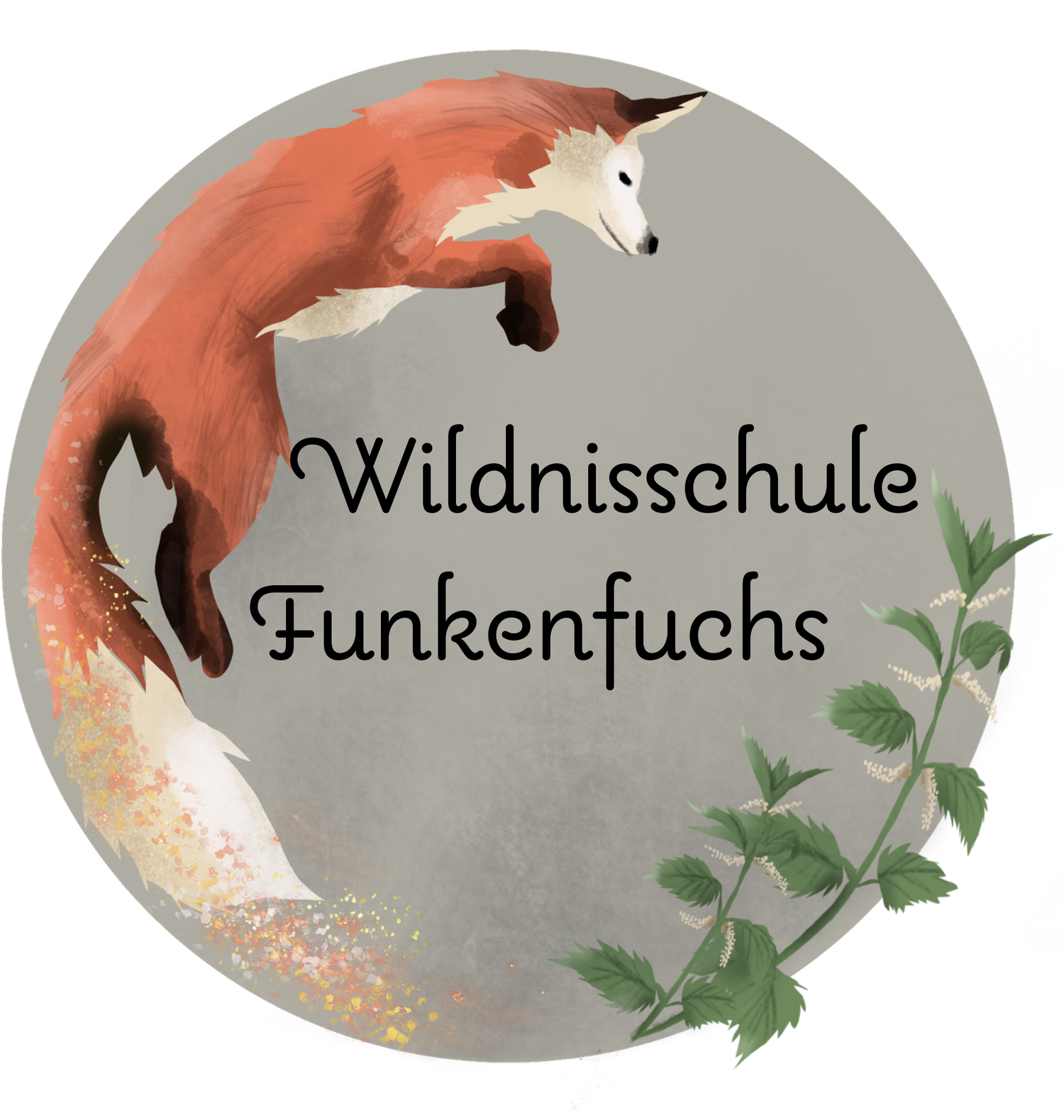 Logo of the wilderness school Wildnisschule Funkenfuchs