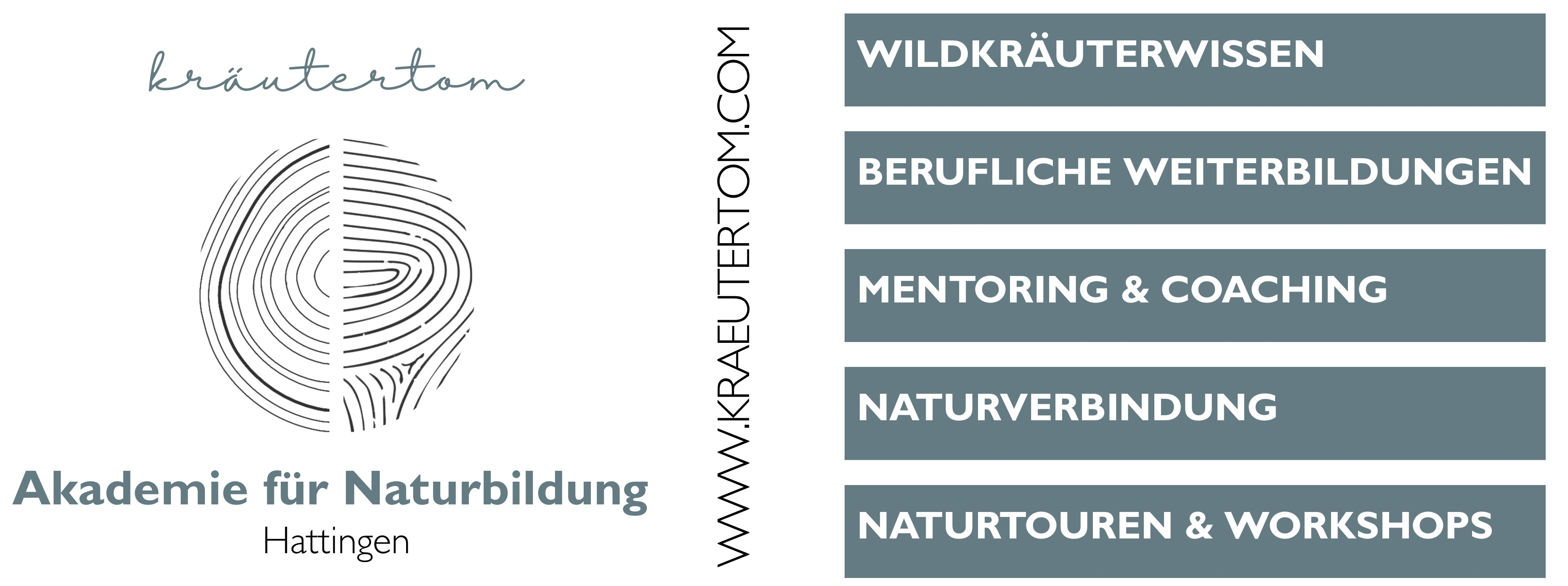 Logo der Wildnisschule kräutertom