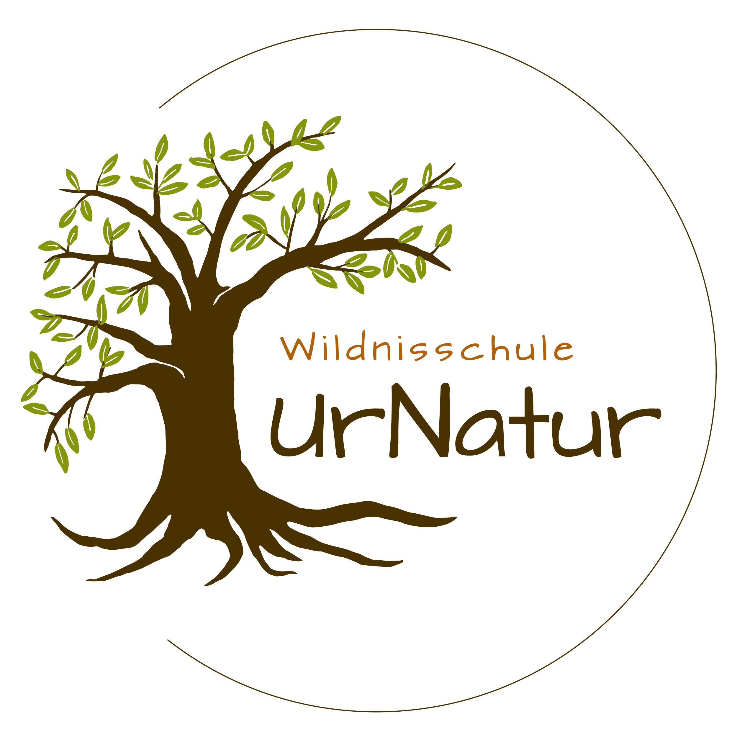 Logo of the wilderness school Wildnisschule UrNatur