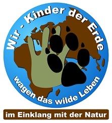 Logo der Wildnisschule Wir - Kinder der Erde