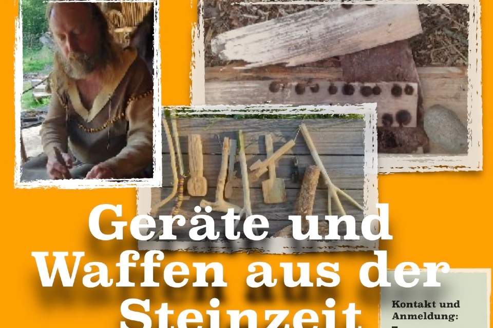 Vorschau Bild des Kurses Steinzeitliche Geräte und Waffen – mit Werner Pfeifer