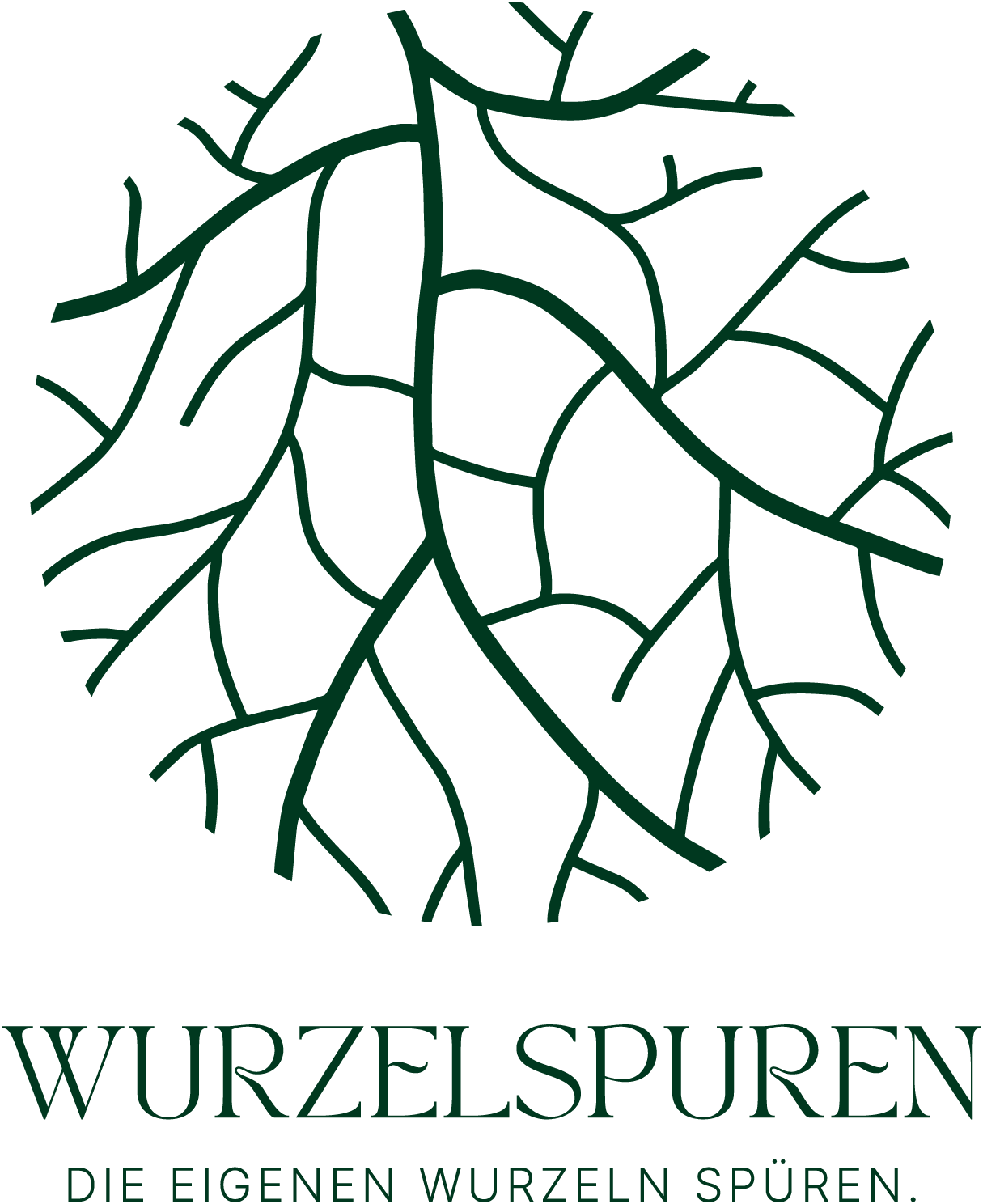 Logo of the wilderness school Wurzelspuren